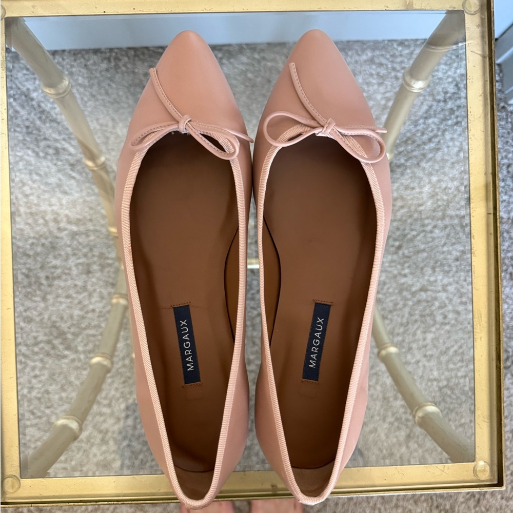 Margaux Blush Pink Bow Loafers